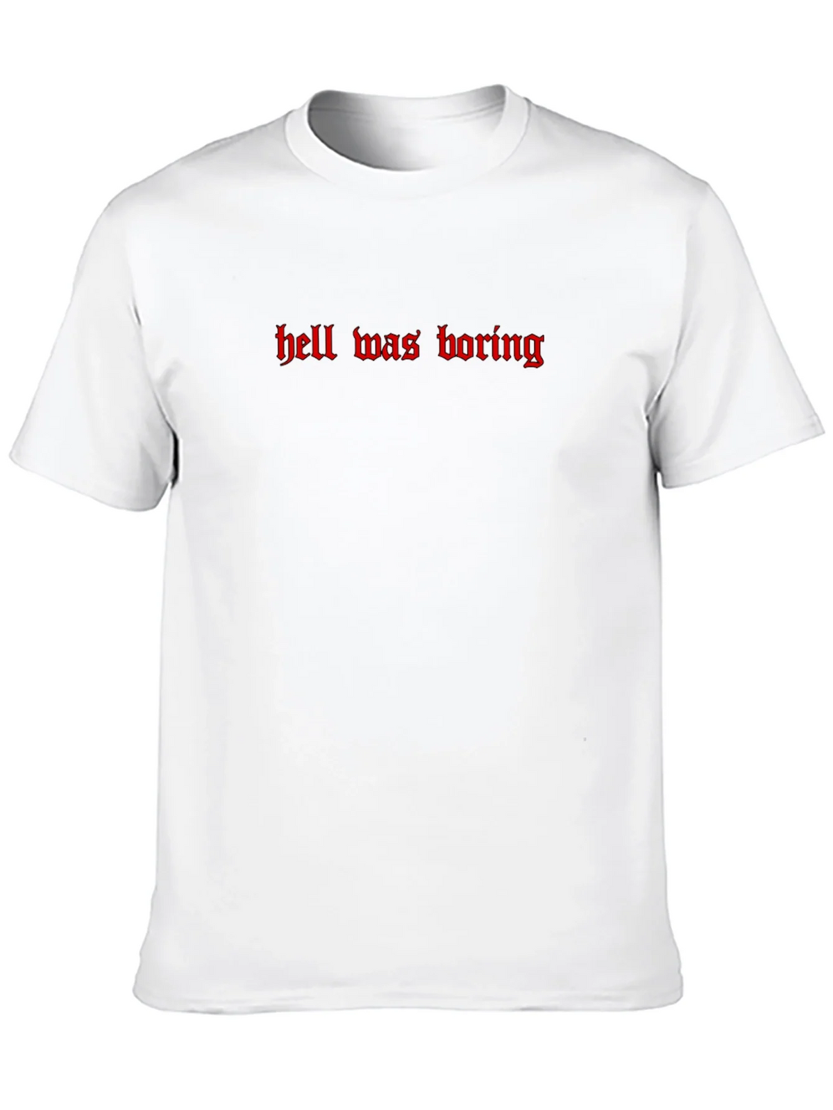Hell Was Boring Graphic Tee - Black product image 12
