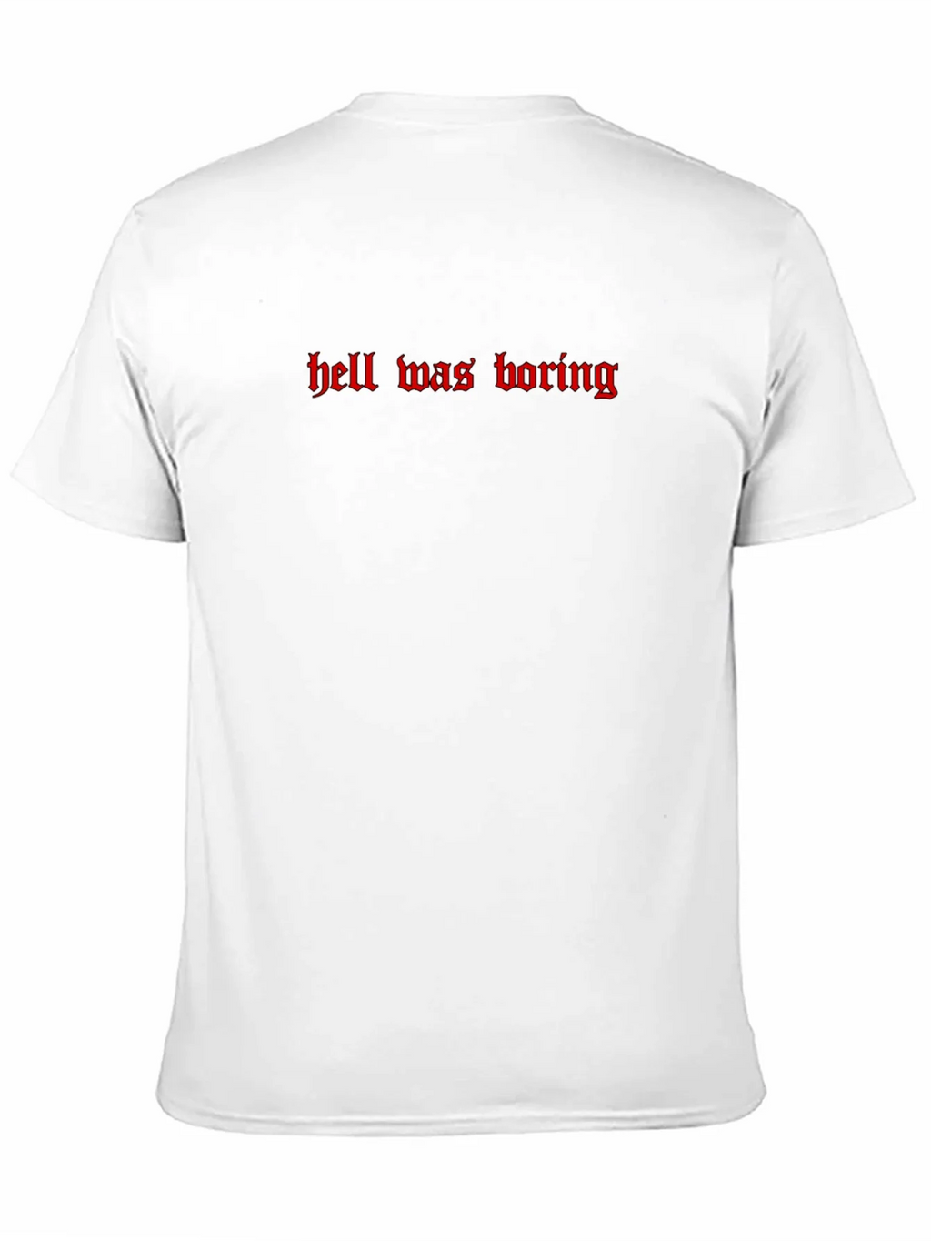 Hell Was Boring Graphic Tee - Black product image 2