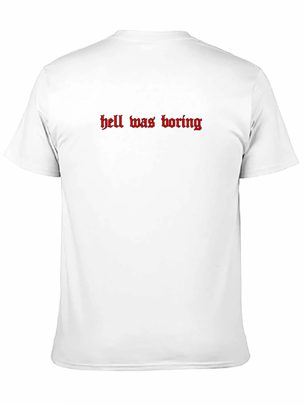 Hell Was Boring Graphic Tee - Black product image 2
