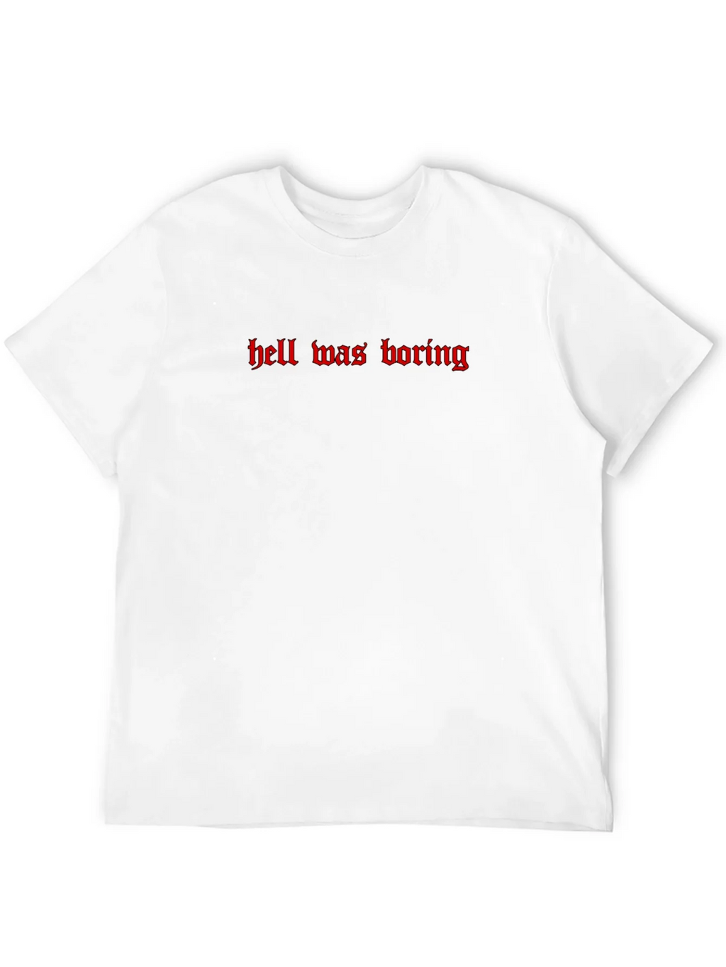 Hell Was Boring Graphic Tee - Black product image 3