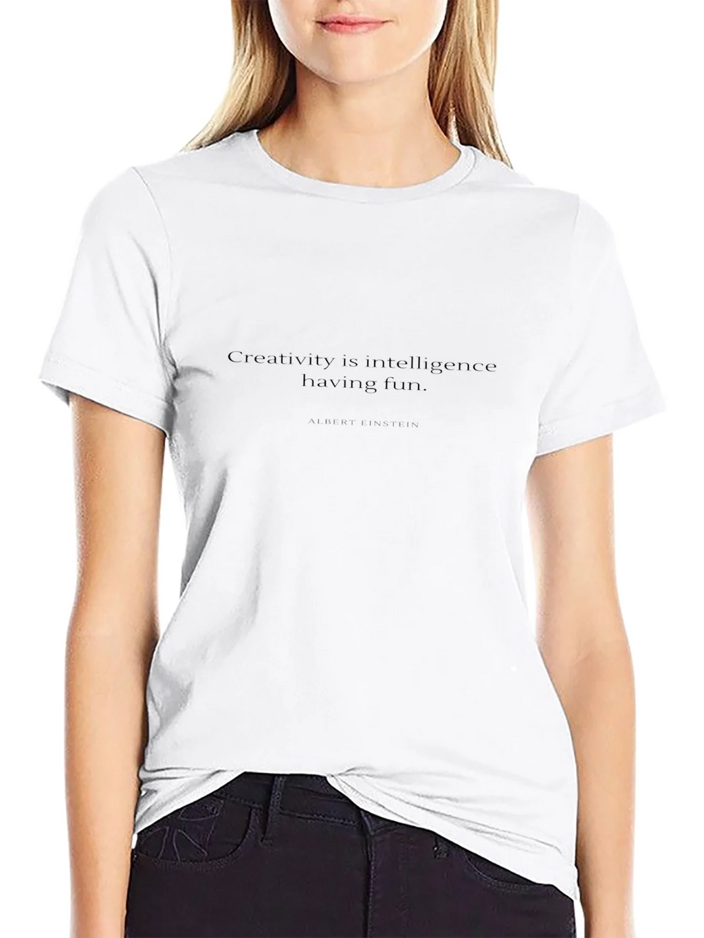 Creativity Quote Black T-Shirt product image 11