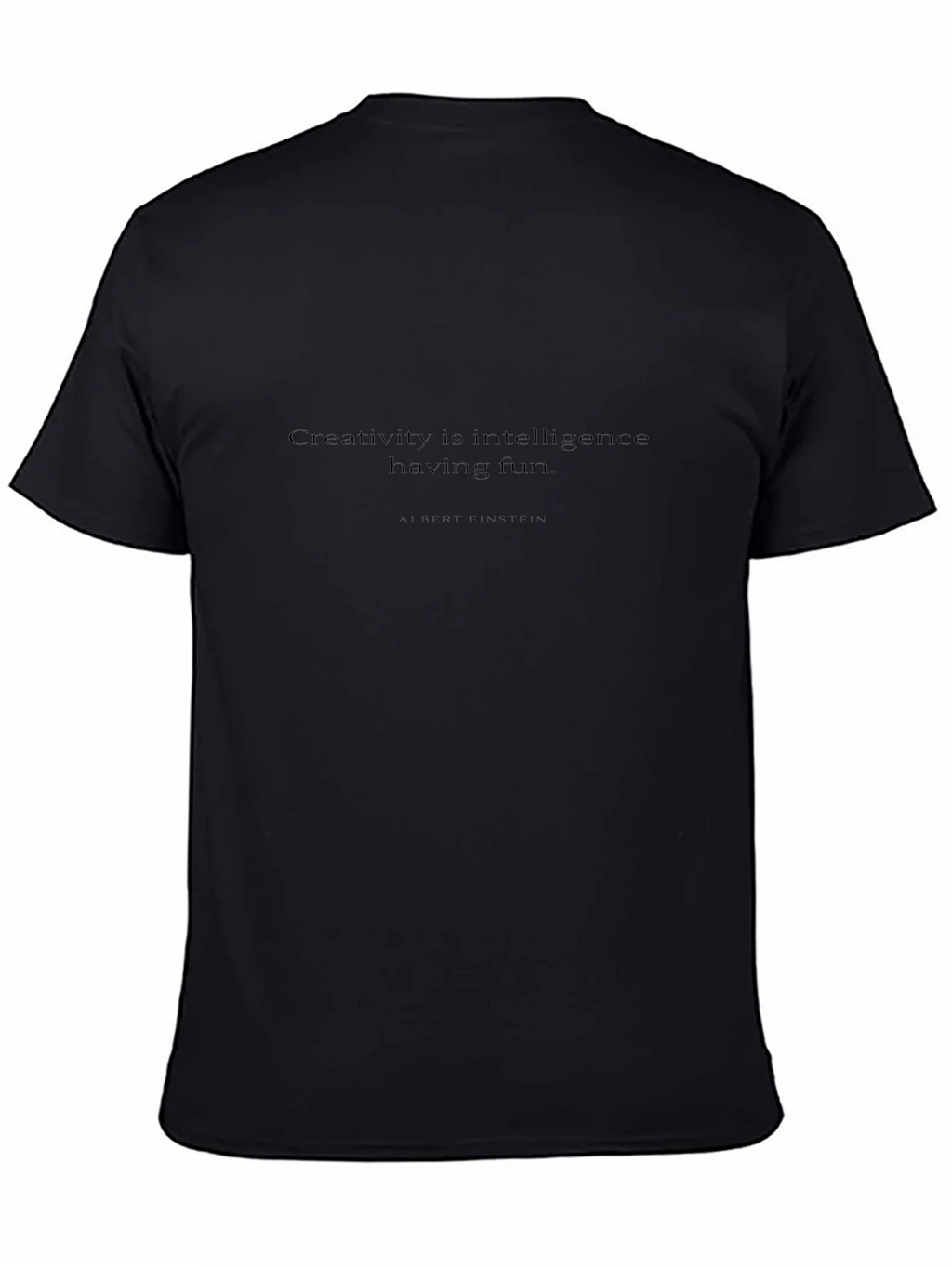 Creativity Quote Black T-Shirt product image 7
