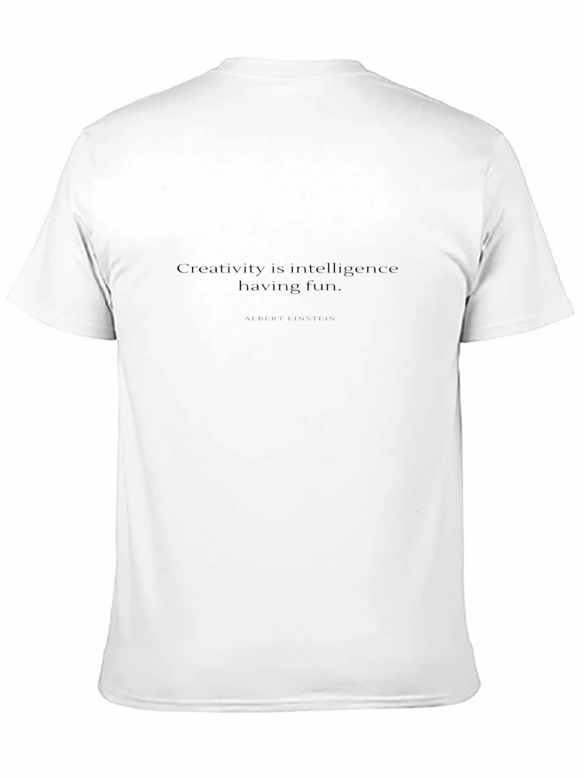 Creativity Quote Black T-Shirt product image 2
