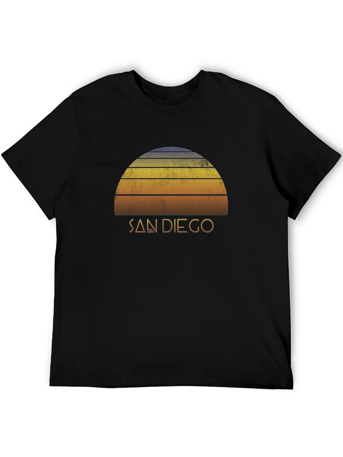 San Diego Retro Sunset Graphic Tee product image 1