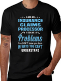 Insurance Claims Processor T-Shirt: I Solve Problems product image 1