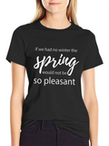 Spring Pleasant Black Graphic Tee product image 1
