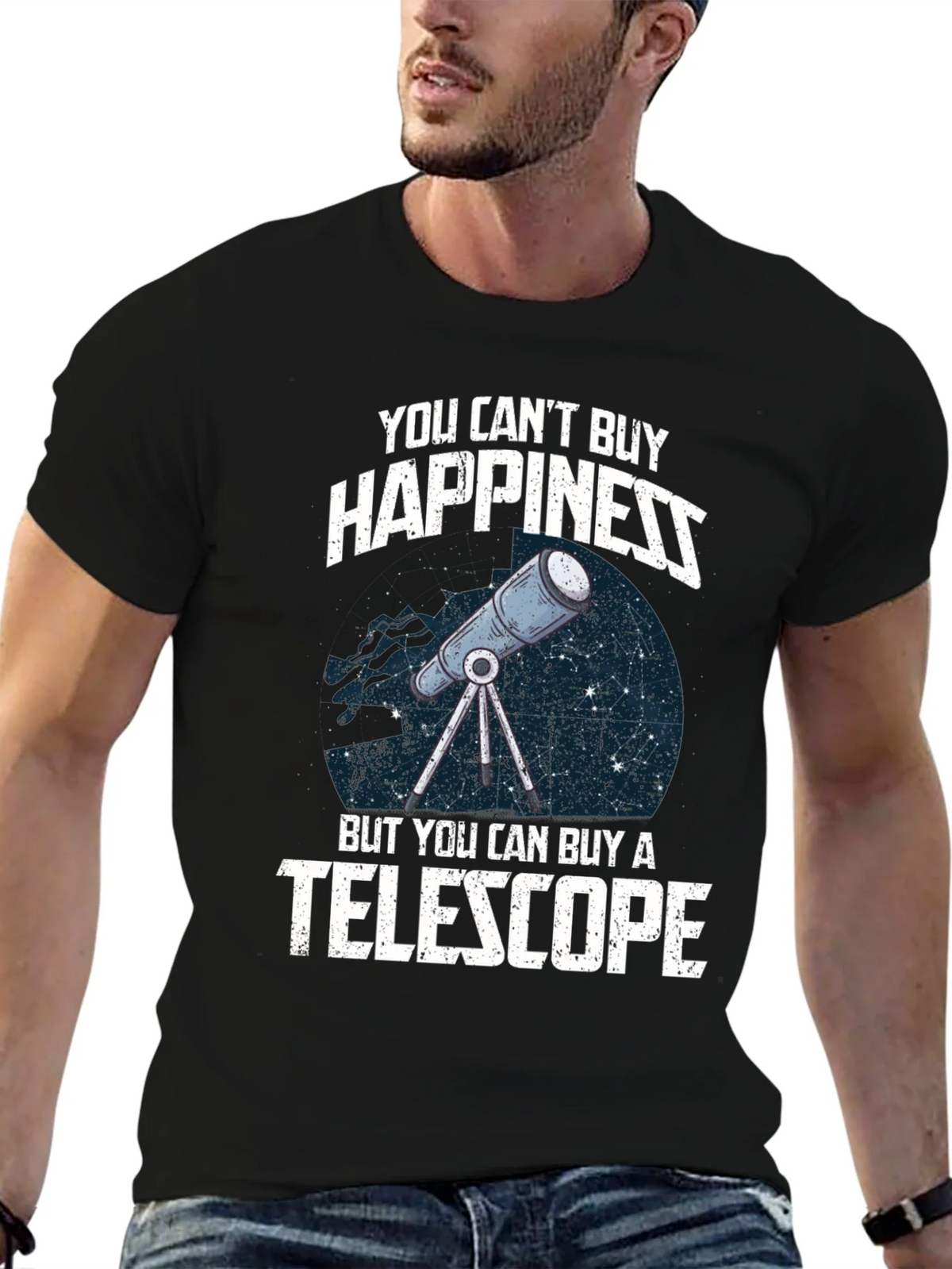 Happiness Telescope Graphic Tee product image 9