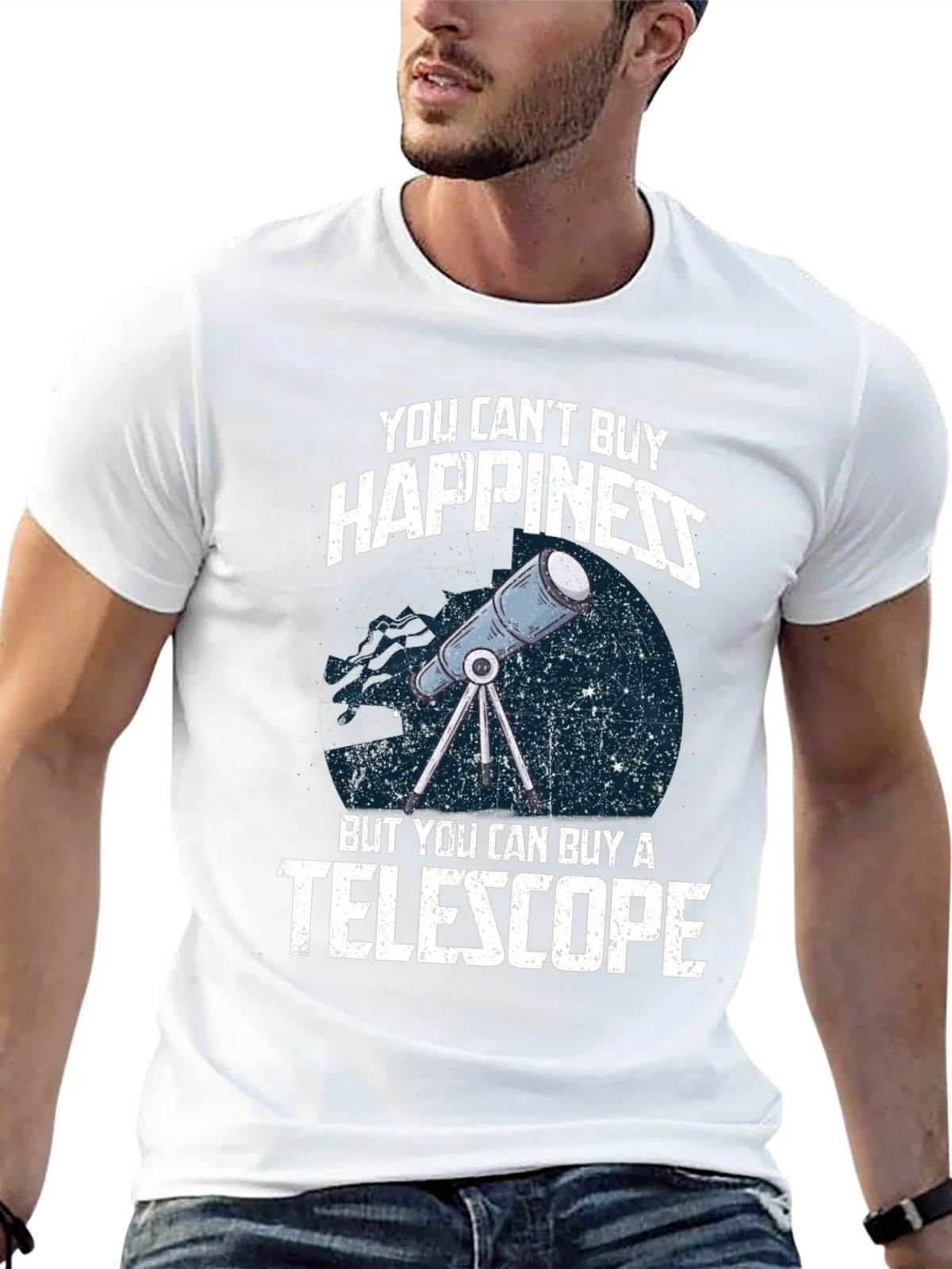 Happiness Telescope Graphic Tee product image 4