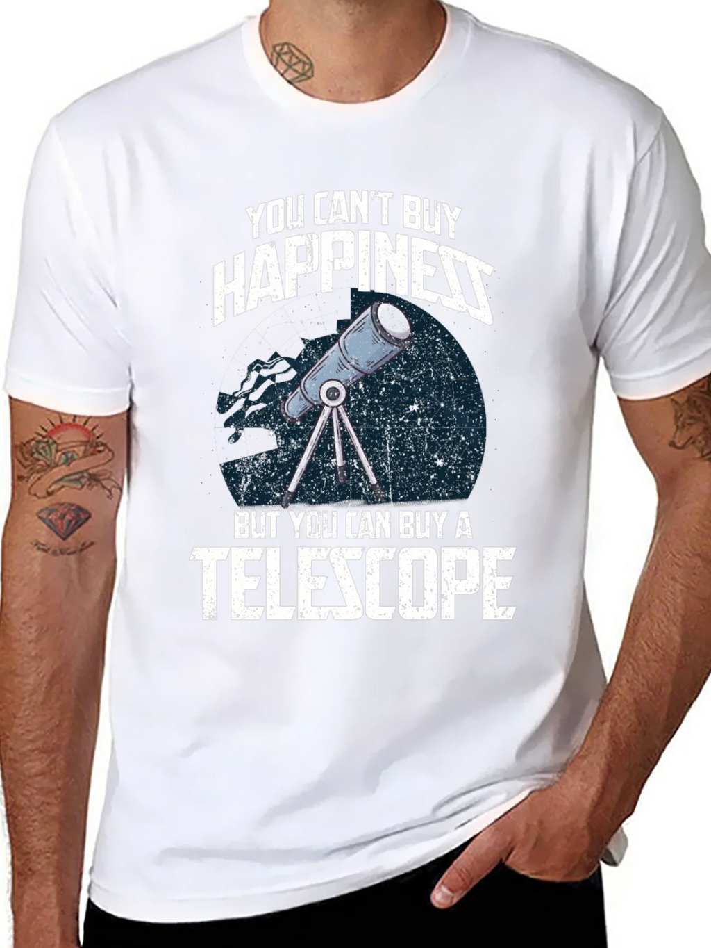 Happiness Telescope Graphic Tee product image 10