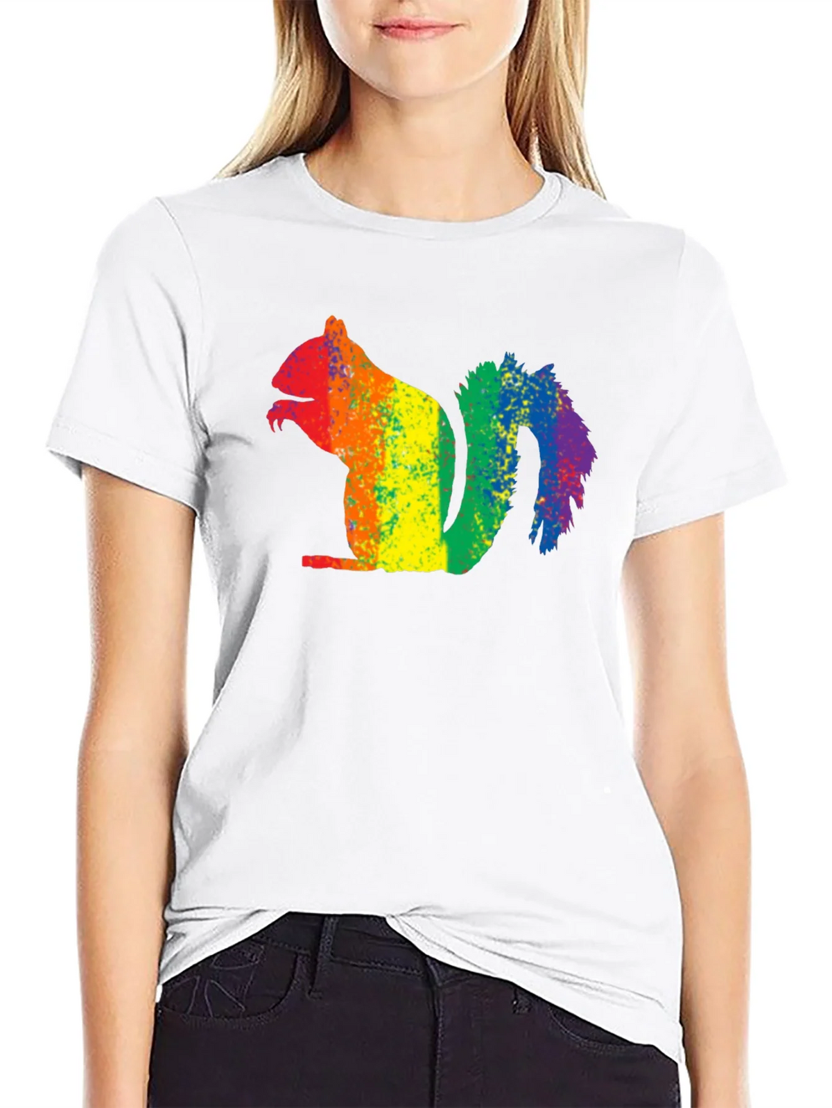 Rainbow Squirrel Graphic Tee - Pride Apparel product image 11