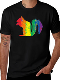 Rainbow Squirrel Graphic Tee - Pride Apparel product image 1