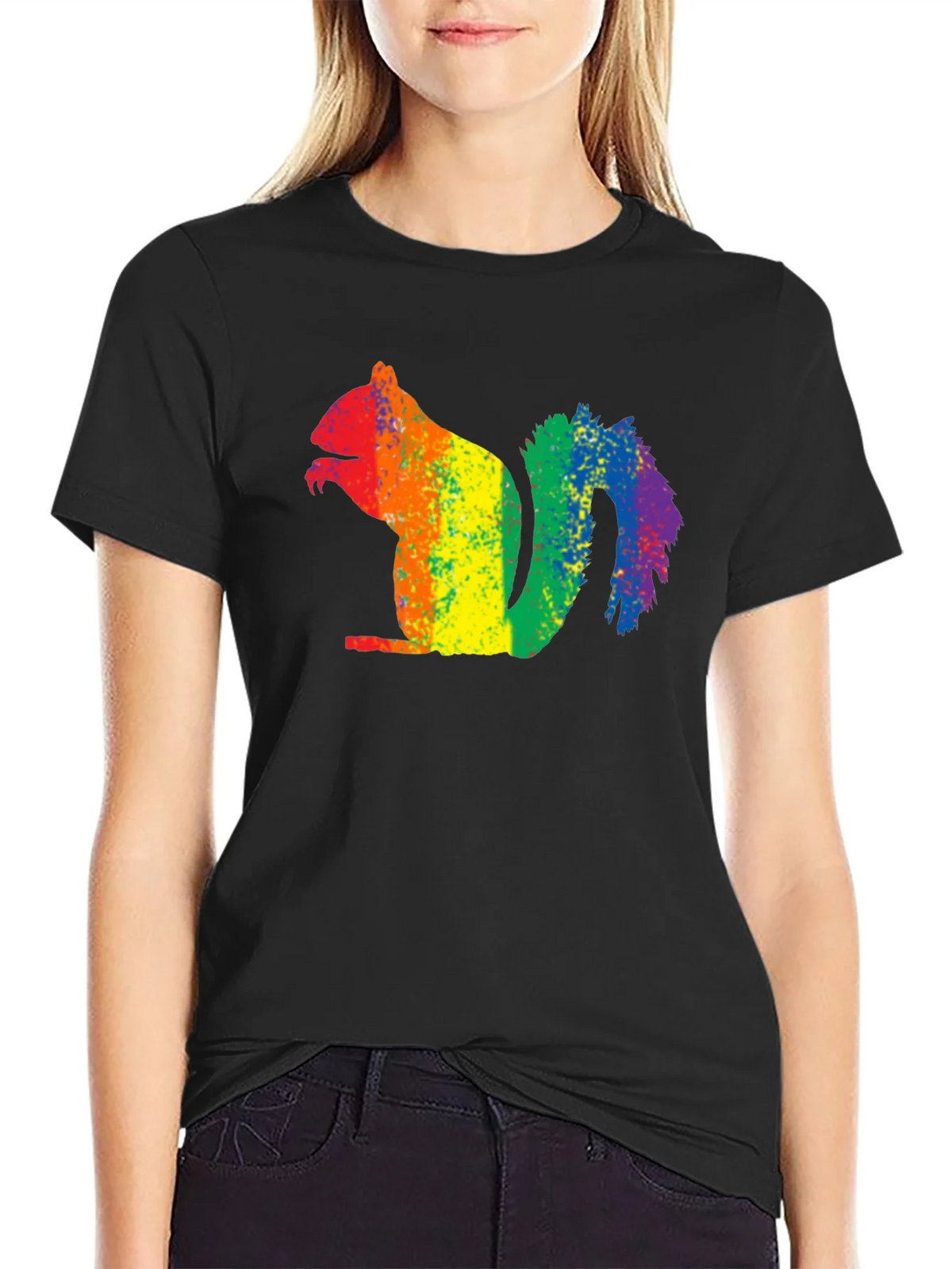 Rainbow Squirrel Graphic Tee - Pride Apparel product image 5