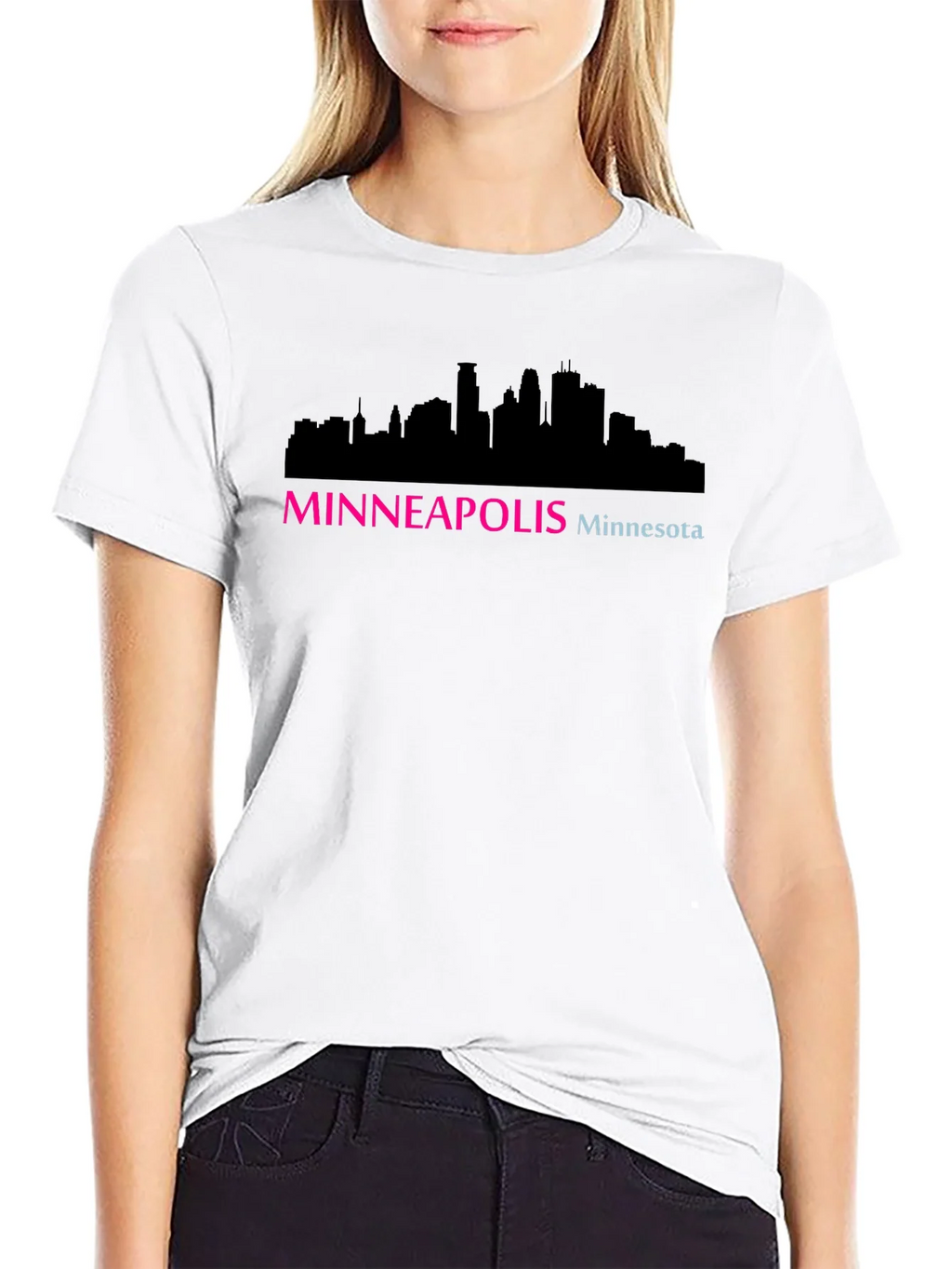 Minneapolis Skyline Graphic Tee - Black product image 11