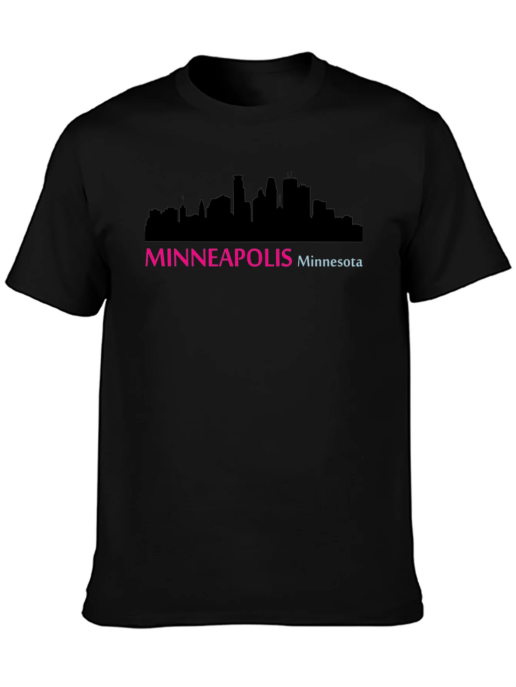 Minneapolis Skyline Graphic Tee - Black product image 6