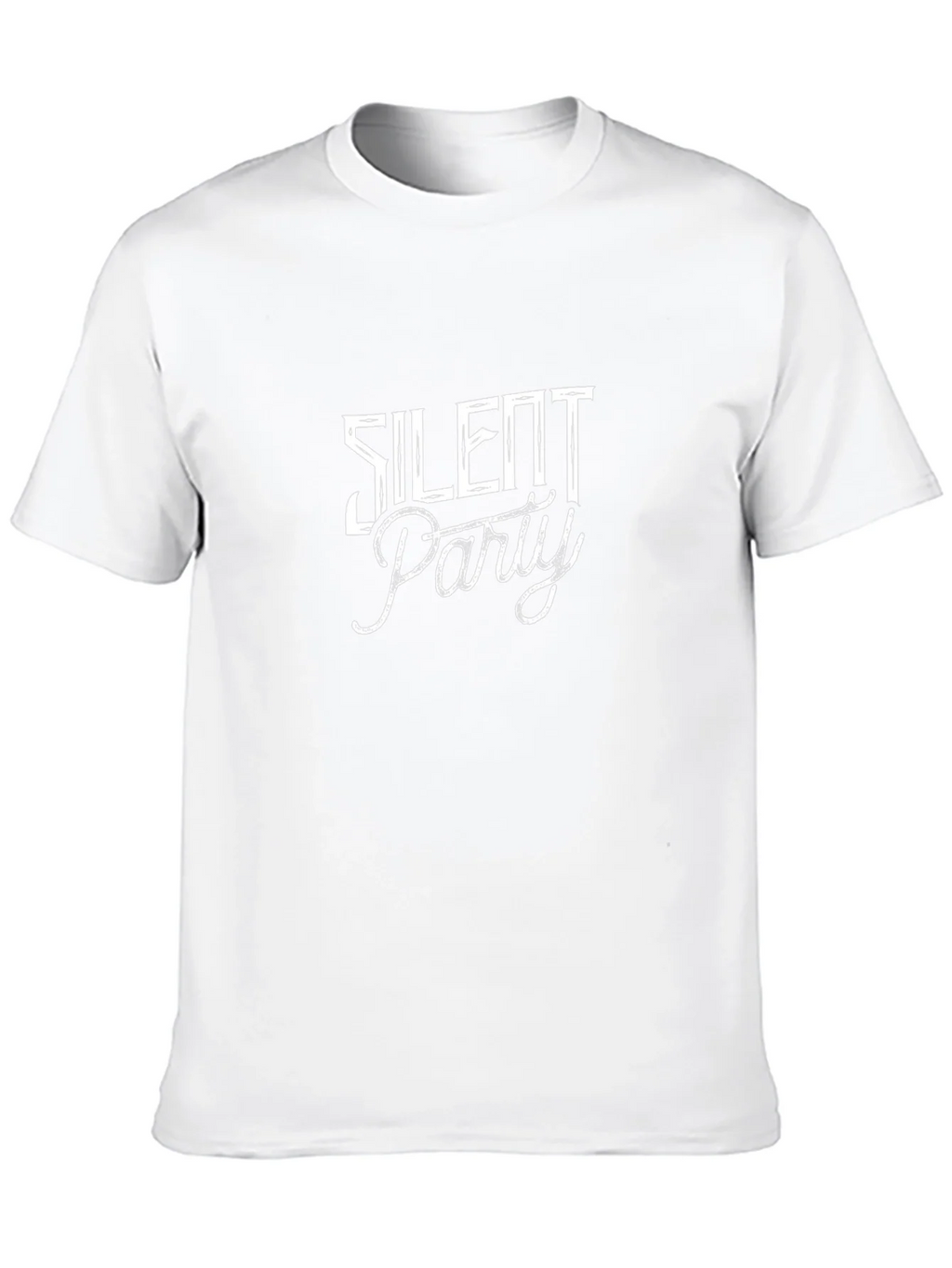 Silent Party Graphic Tee - Black Cotton Blend product image 12