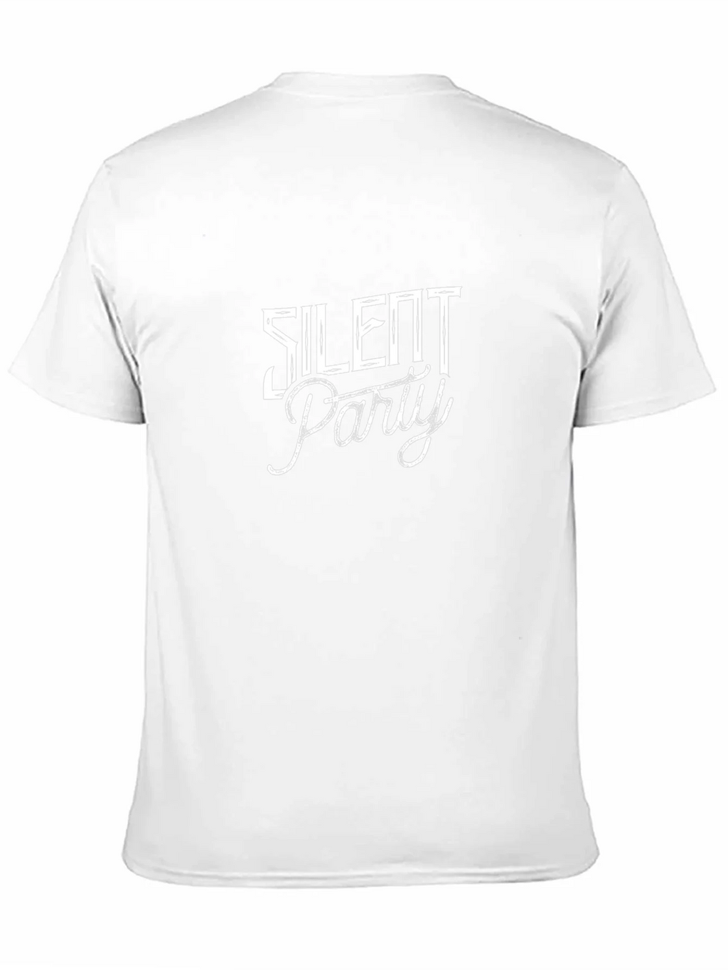 Silent Party Graphic Tee - Black Cotton Blend product image 2