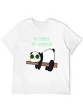Lazy Panda on Branch Graphic T-Shirt product image 1