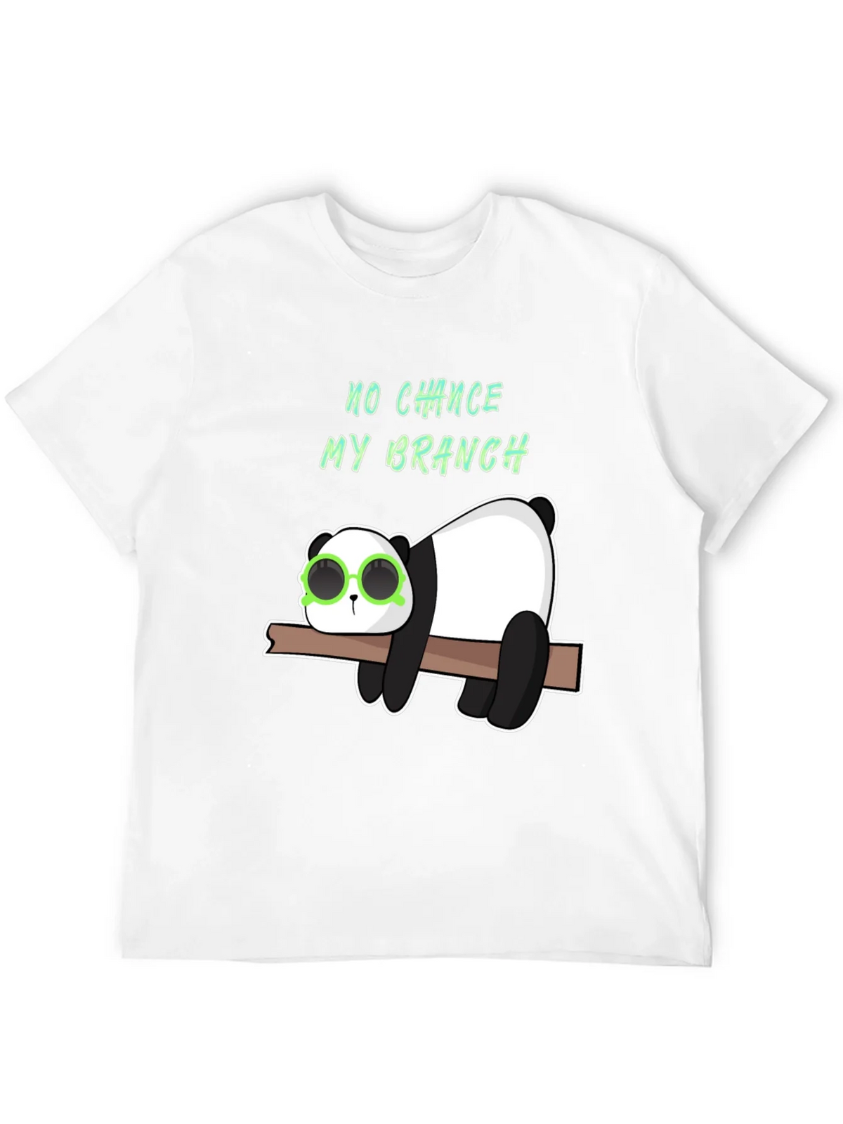 Lazy Panda on Branch Graphic T-Shirt product image 1