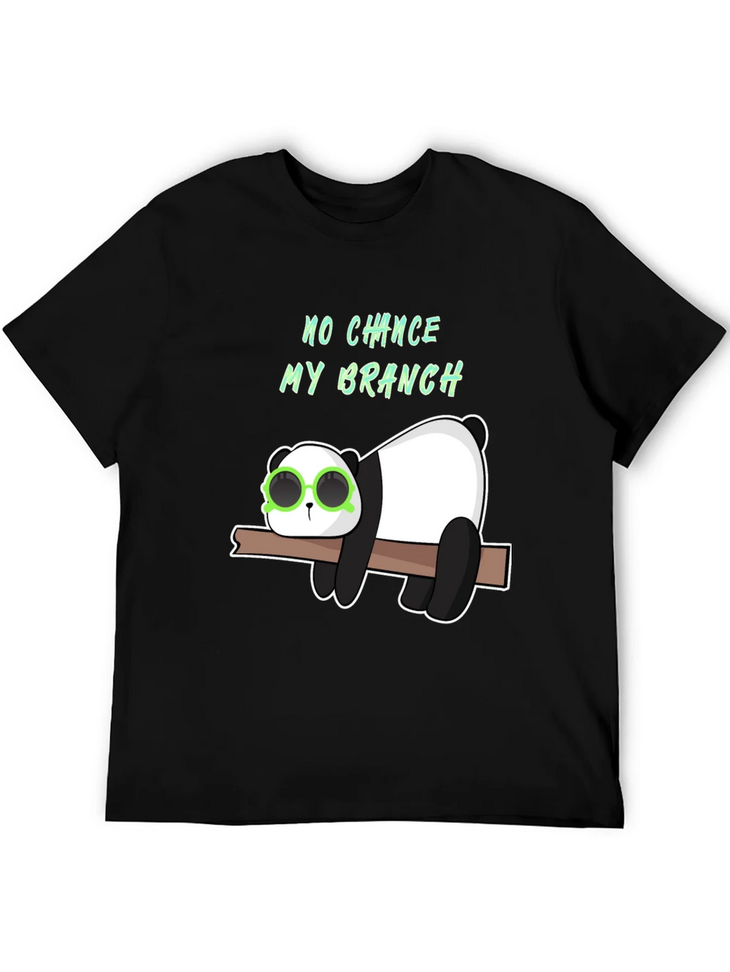 Lazy Panda on Branch Graphic T-Shirt product image 2