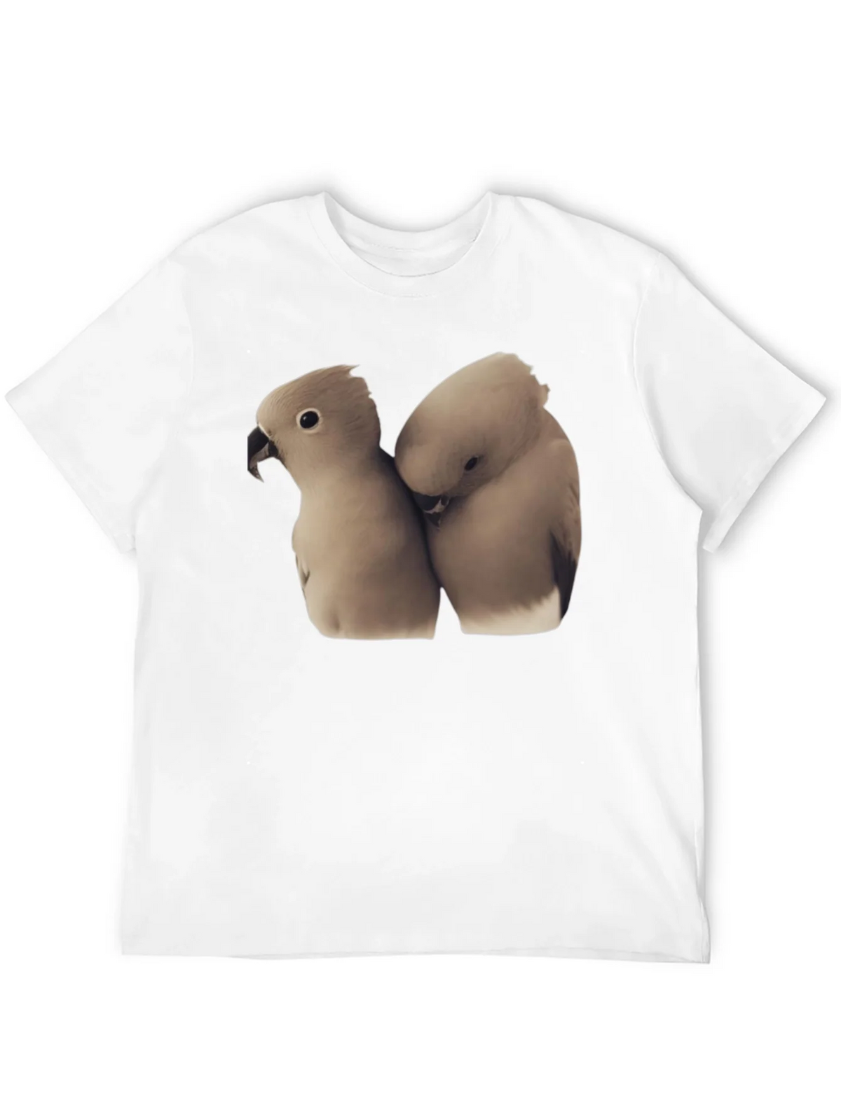 Loving Birds T-Shirt Soft Cotton Tee product image 2
