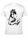 Anchor & Snake Graphic Black Tee product image 1