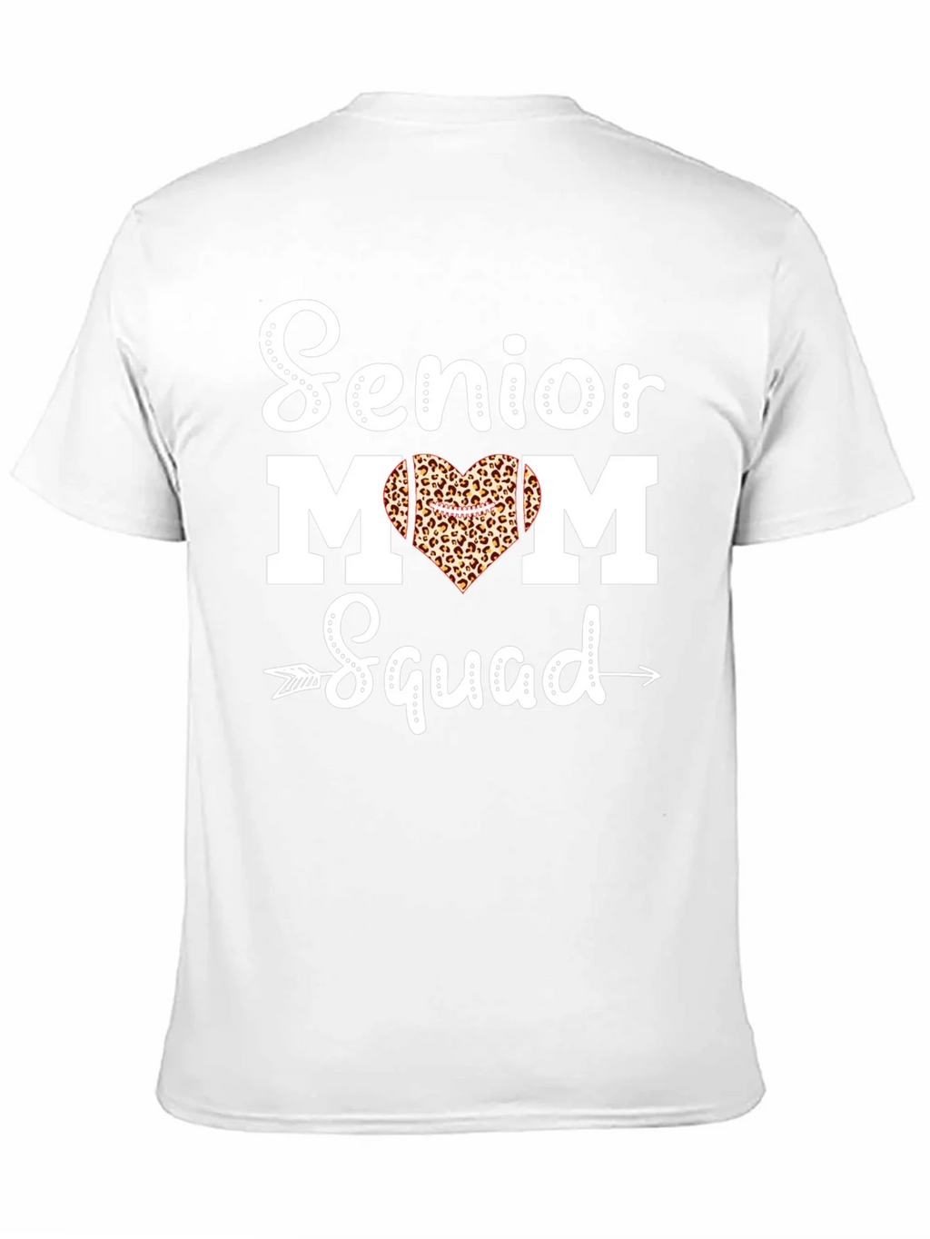 Senior Mom Squad Leopard Heart T-Shirt product image 2