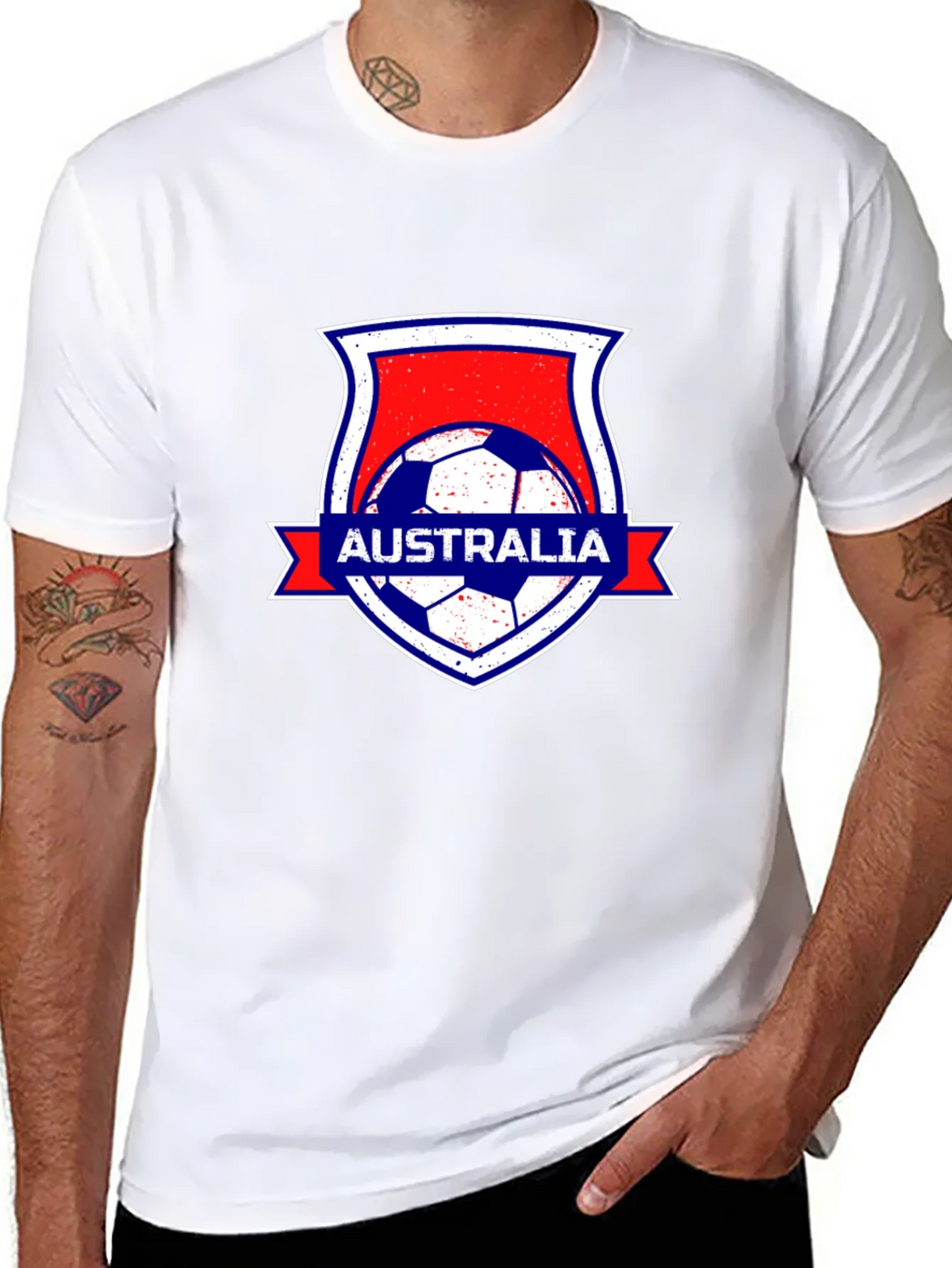 Australia Soccer Black T-Shirt product image 10