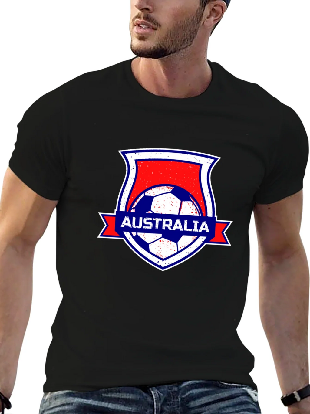 Australia Soccer Black T-Shirt product image 9