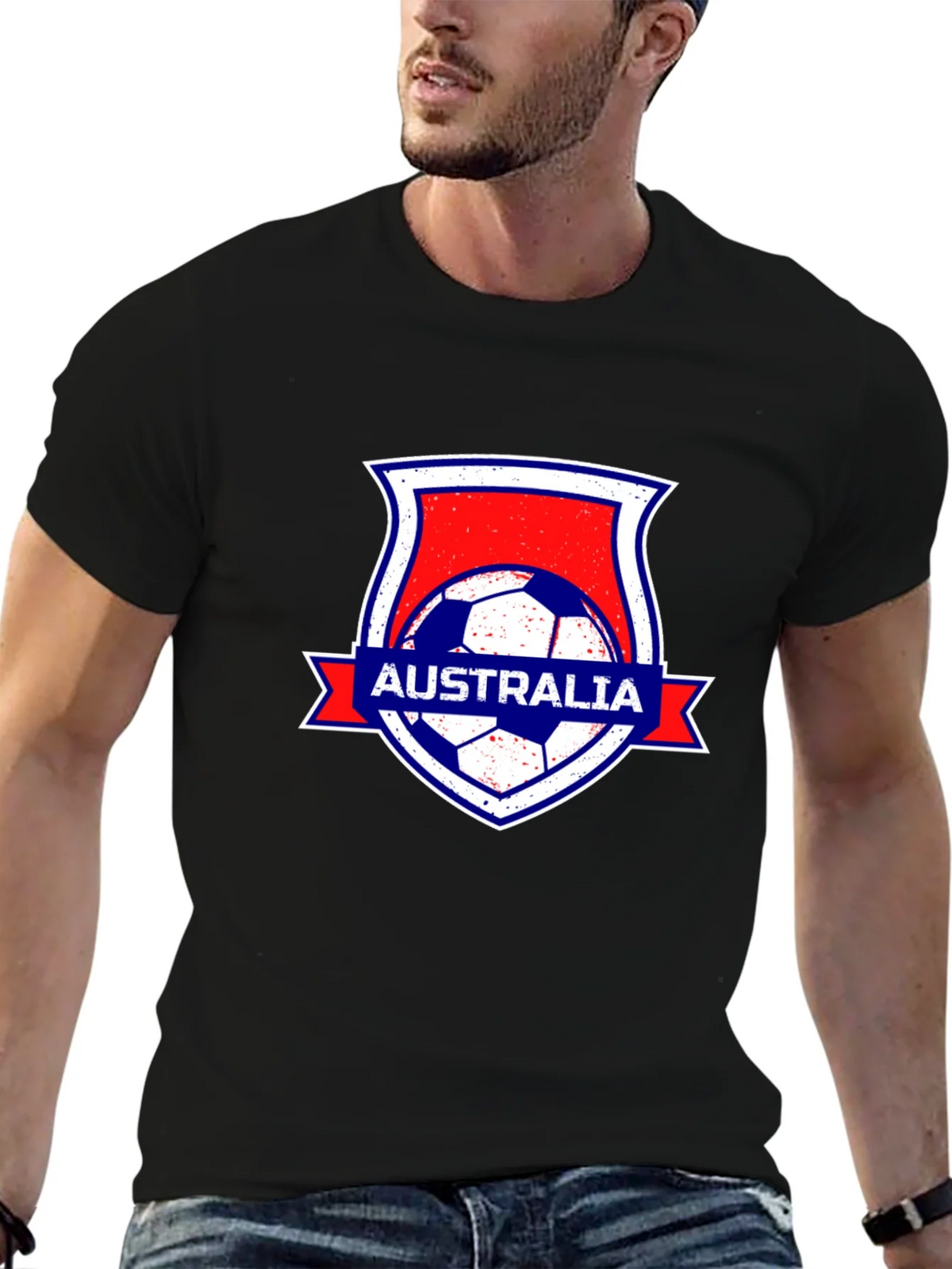 Australia Soccer Black T-Shirt product image 9