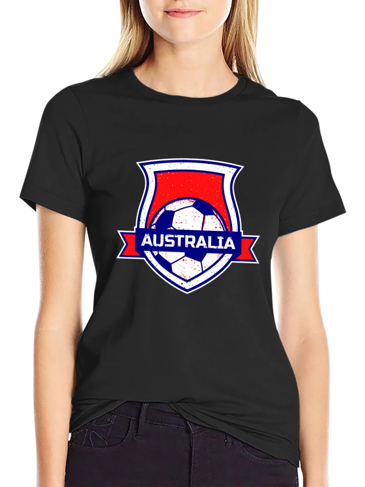 Australia Soccer Black T-Shirt product image 5