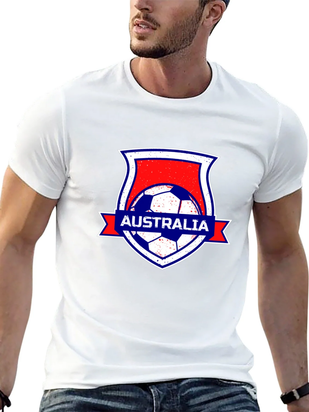 Australia Soccer Black T-Shirt product image 4