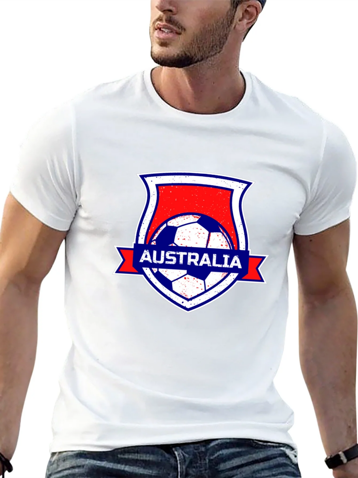 Australia Soccer Black T-Shirt product image 4