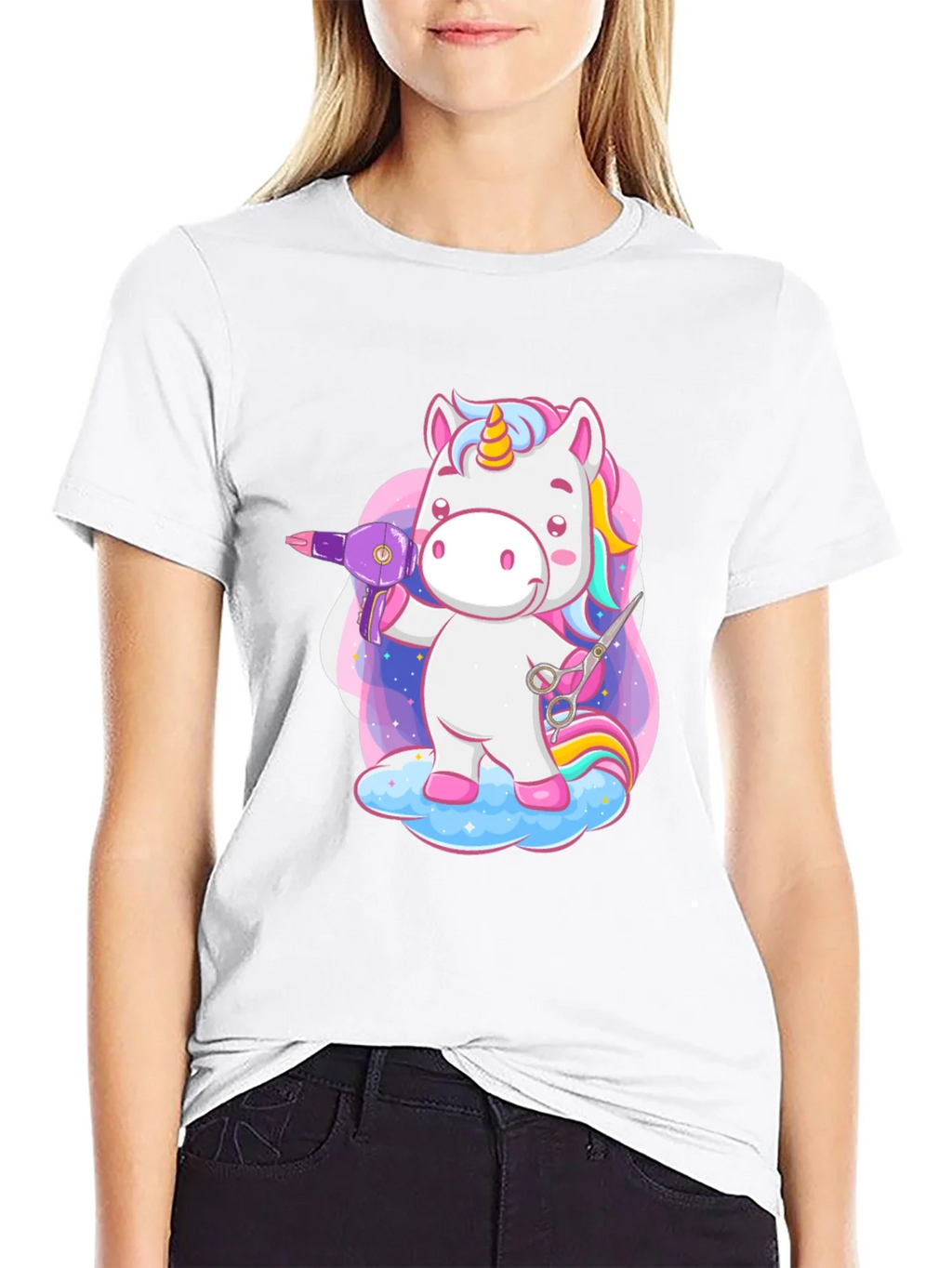 Unicorn Hairdresser T-Shirt - Cute & Funny! product image 11