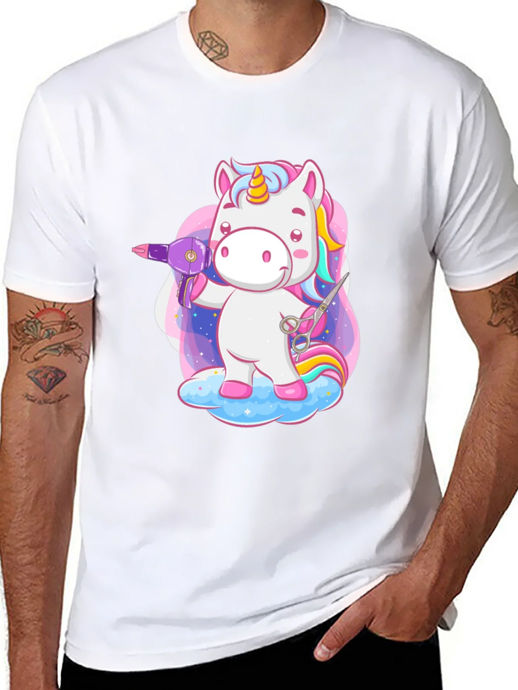 Unicorn Hairdresser T-Shirt - Cute & Funny! product image 10