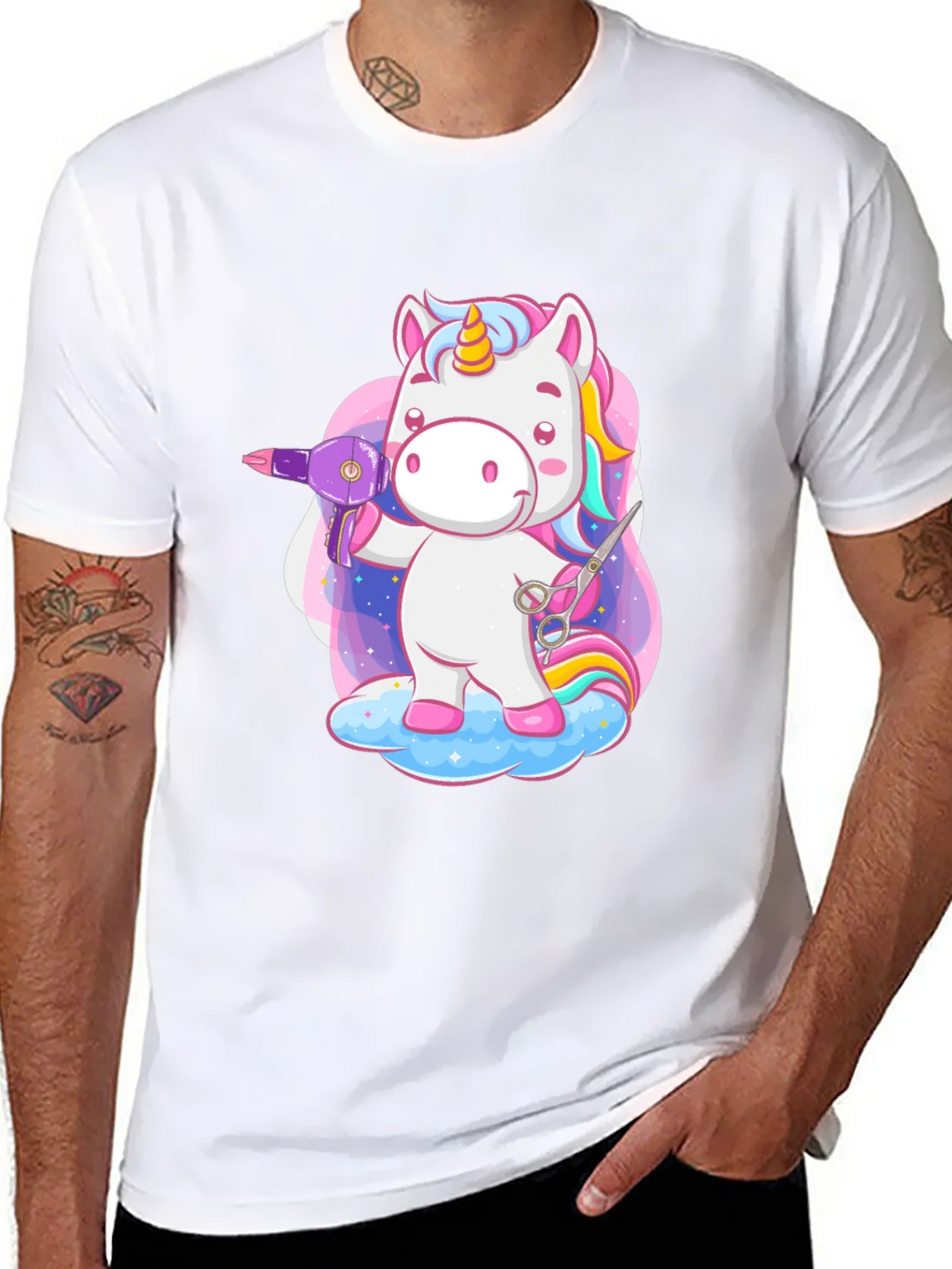Unicorn Hairdresser T-Shirt - Cute & Funny! product image 10