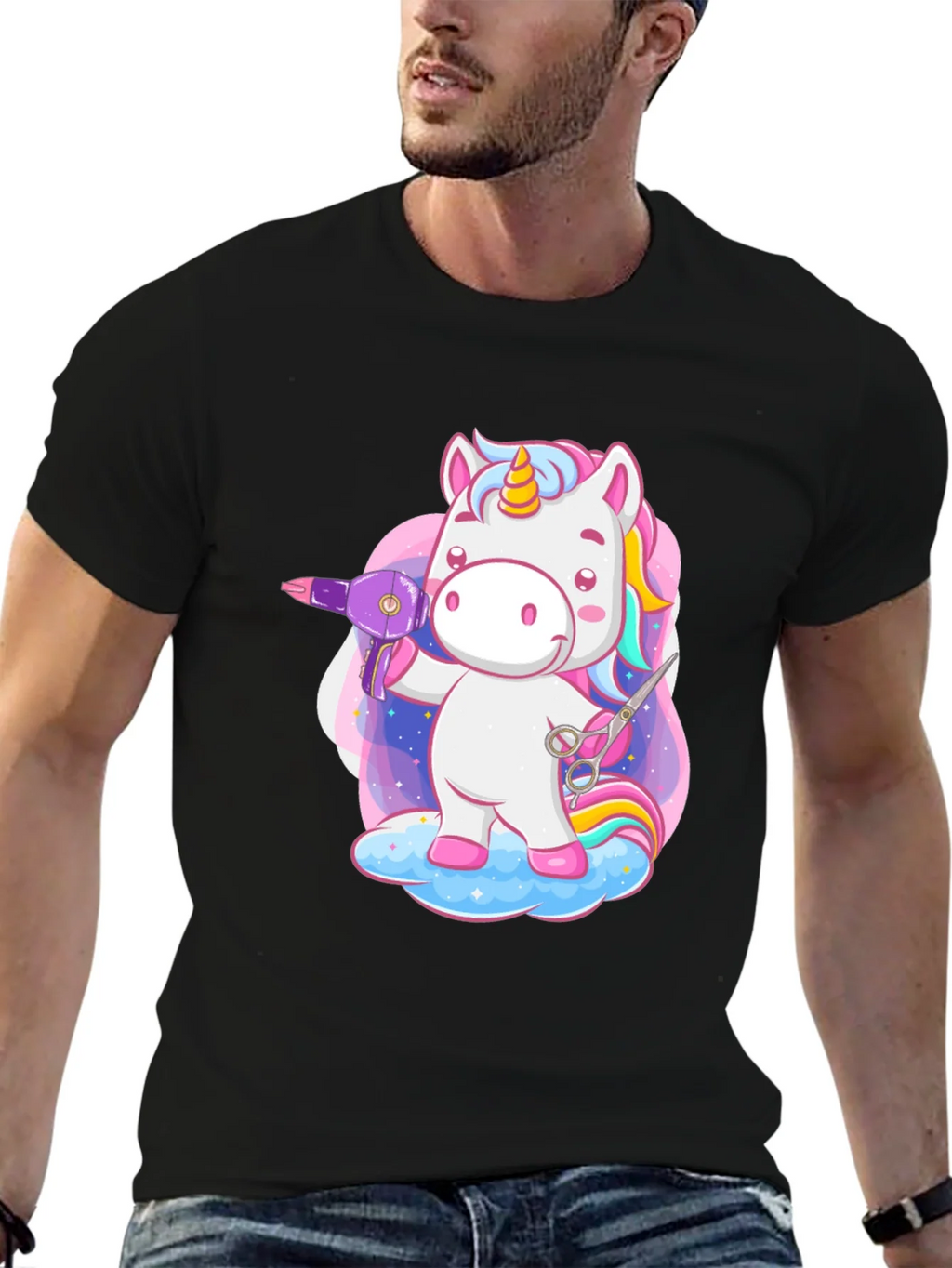 Unicorn Hairdresser T-Shirt - Cute & Funny! product image 9