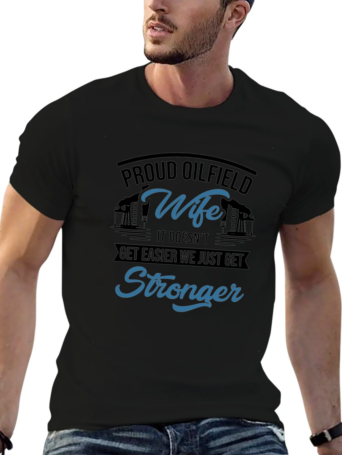 Proud Oilfield Wife T-Shirt - Stronger product image 8