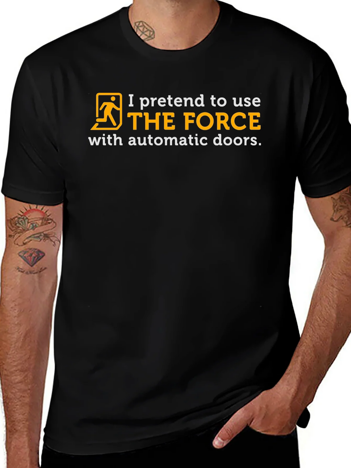 The Force Automatic Door T-Shirt product image 1