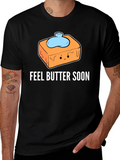 Feel Butter Soon T-Shirt - Get Well Gift product image 1