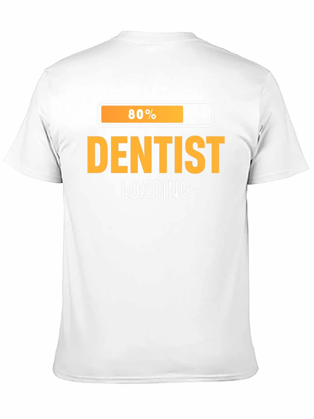 Dentist Loading Graphic T-Shirt - Black Cotton Tee product image 2