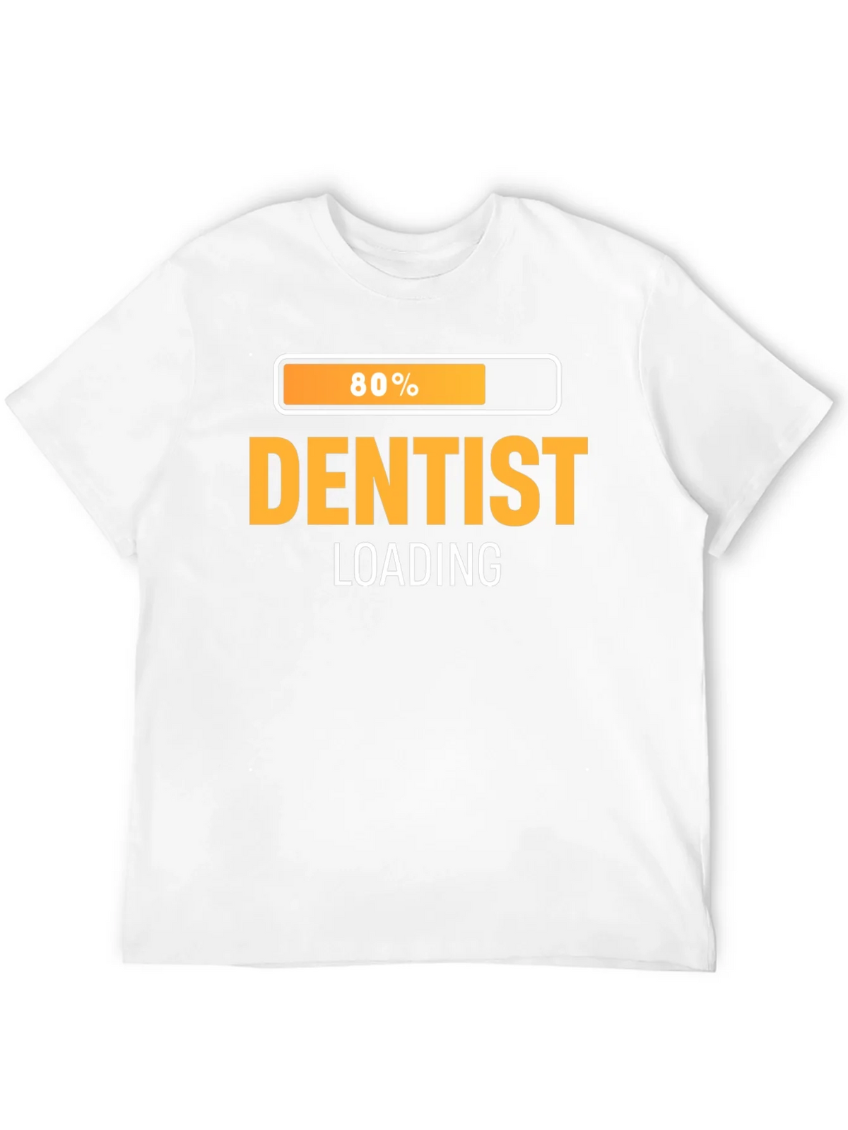 Dentist Loading Graphic T-Shirt - Black Cotton Tee product image 3