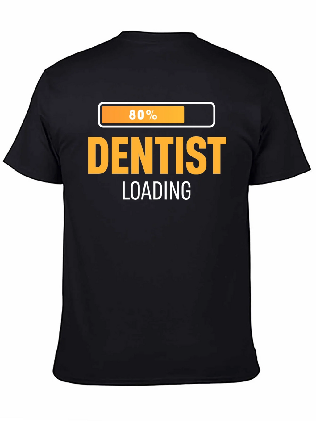 Dentist Loading Graphic T-Shirt - Black Cotton Tee product image 7
