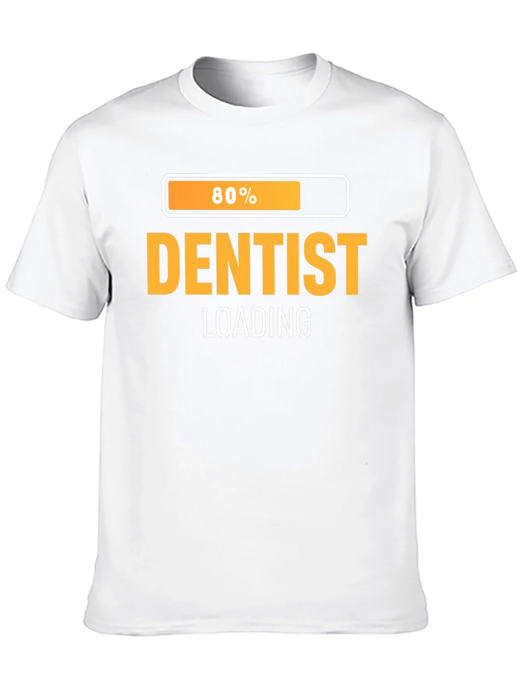 Dentist Loading Graphic T-Shirt - Black Cotton Tee product image 12