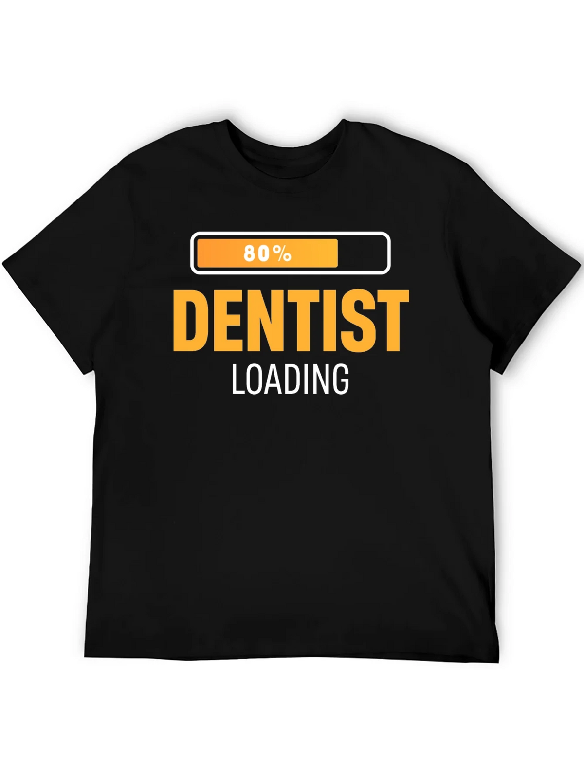 Dentist Loading Graphic T-Shirt - Black Cotton Tee product image 8