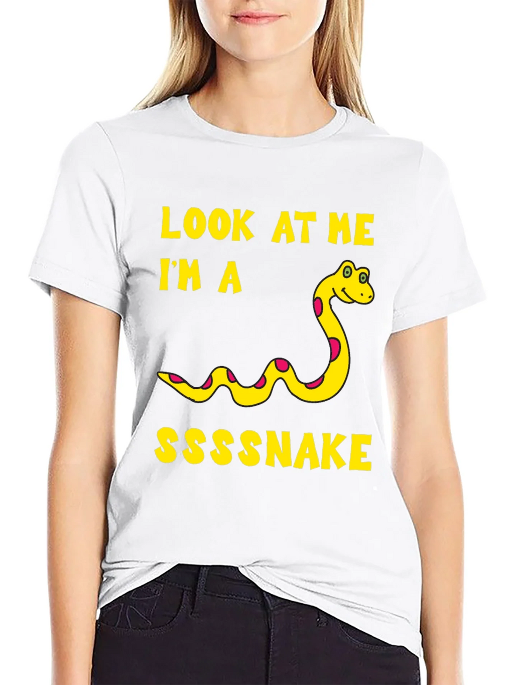 Look at Me Im a Ssssnake T-Shirt Funny Graphic Tee product image 2