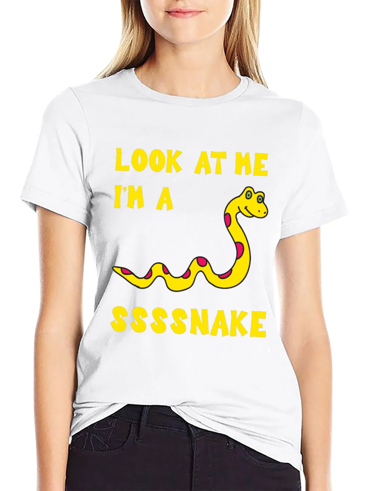 Look at Me Im a Ssssnake T-Shirt Funny Graphic Tee product image 2