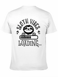 Sloth Vibes Loading Graphic T-Shirt - Relaxed Fit product image 1