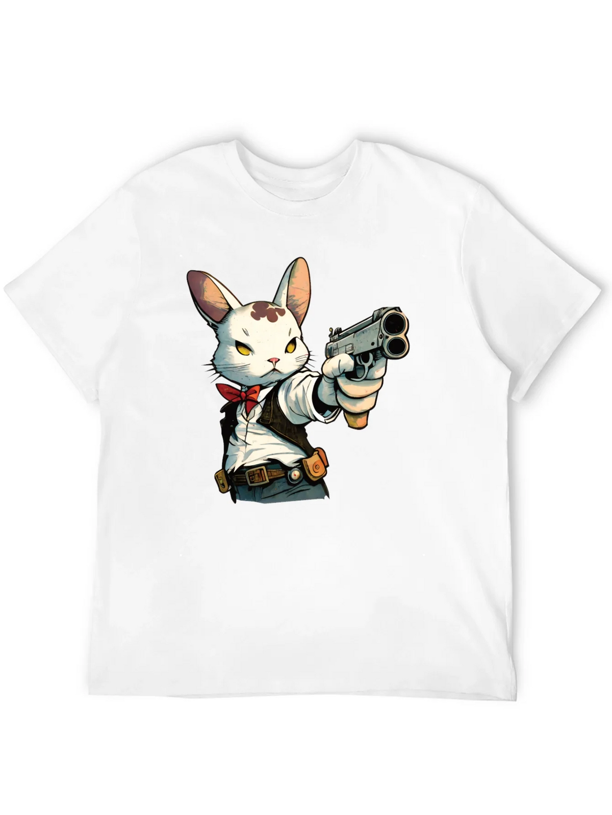 Rabbit Gangster Graphic T-Shirt product image 3