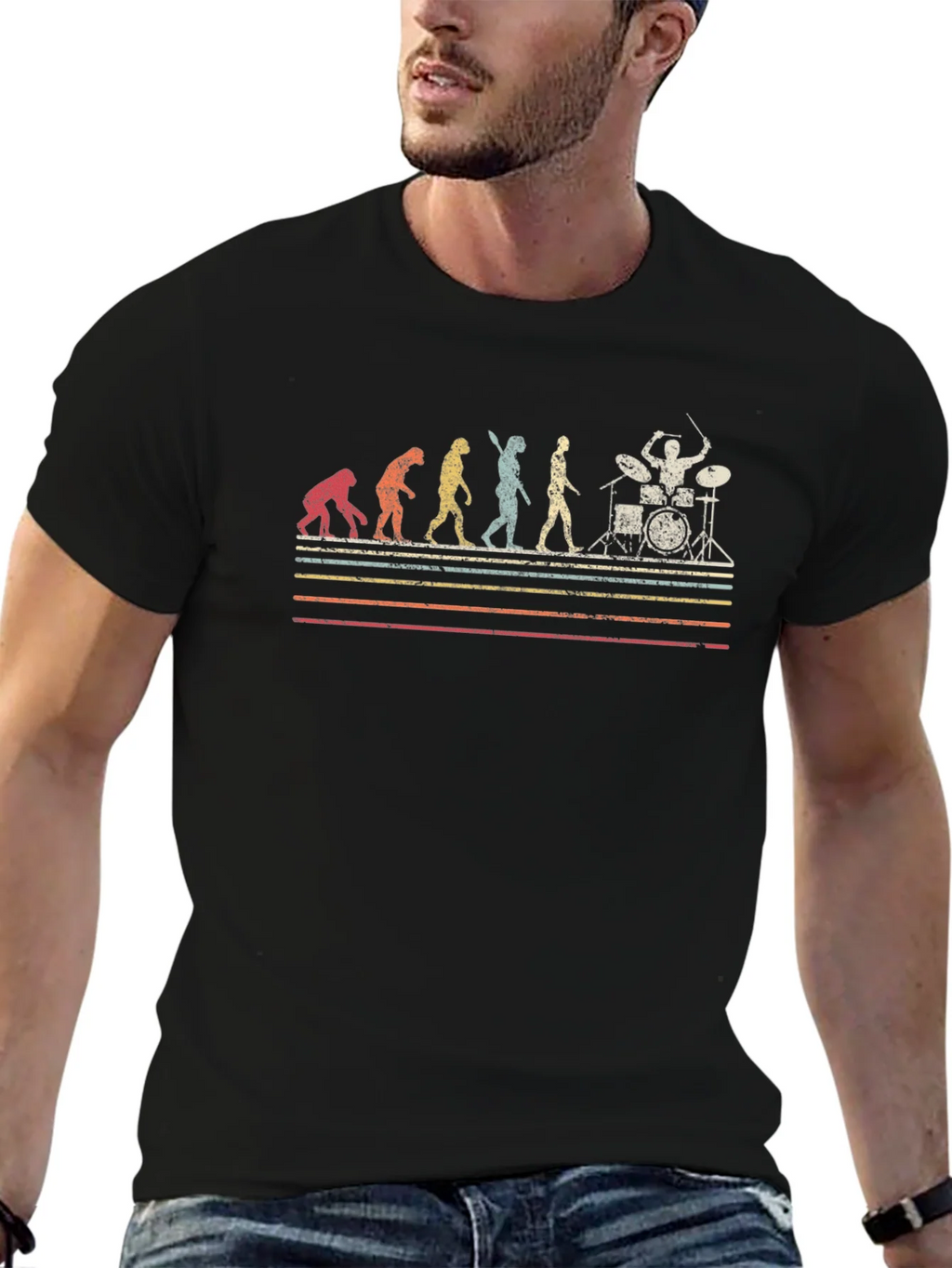 Evolution of Drummer T-Shirt product image 1