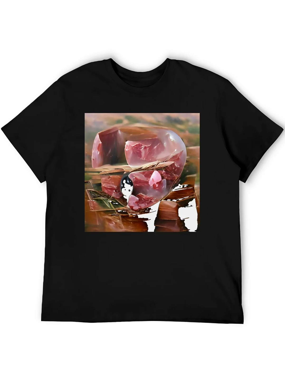 Abstract Meat Cube Art T-Shirt product image 1